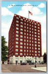 WM. R. Barringer Hotel, Charlotte, North Carolina, USA, Vintage Post Card