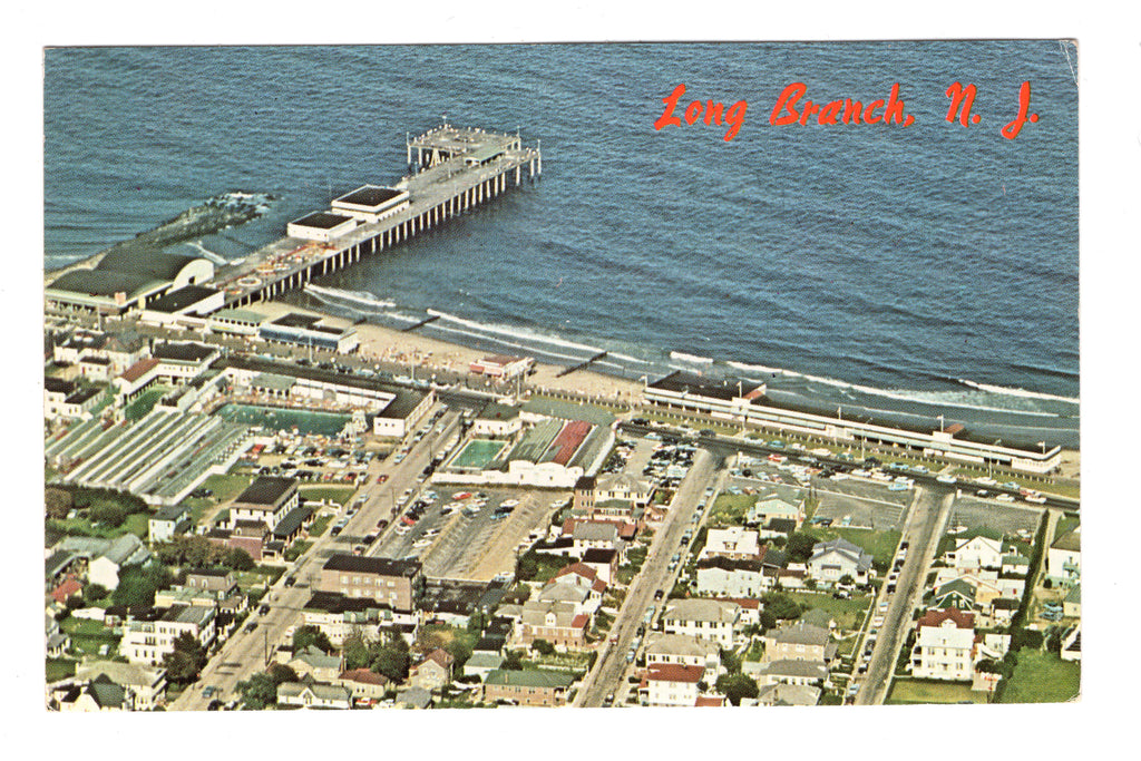 Long Branch Fishing Pier And Boardwalk, Long Beach NJ VTG PC