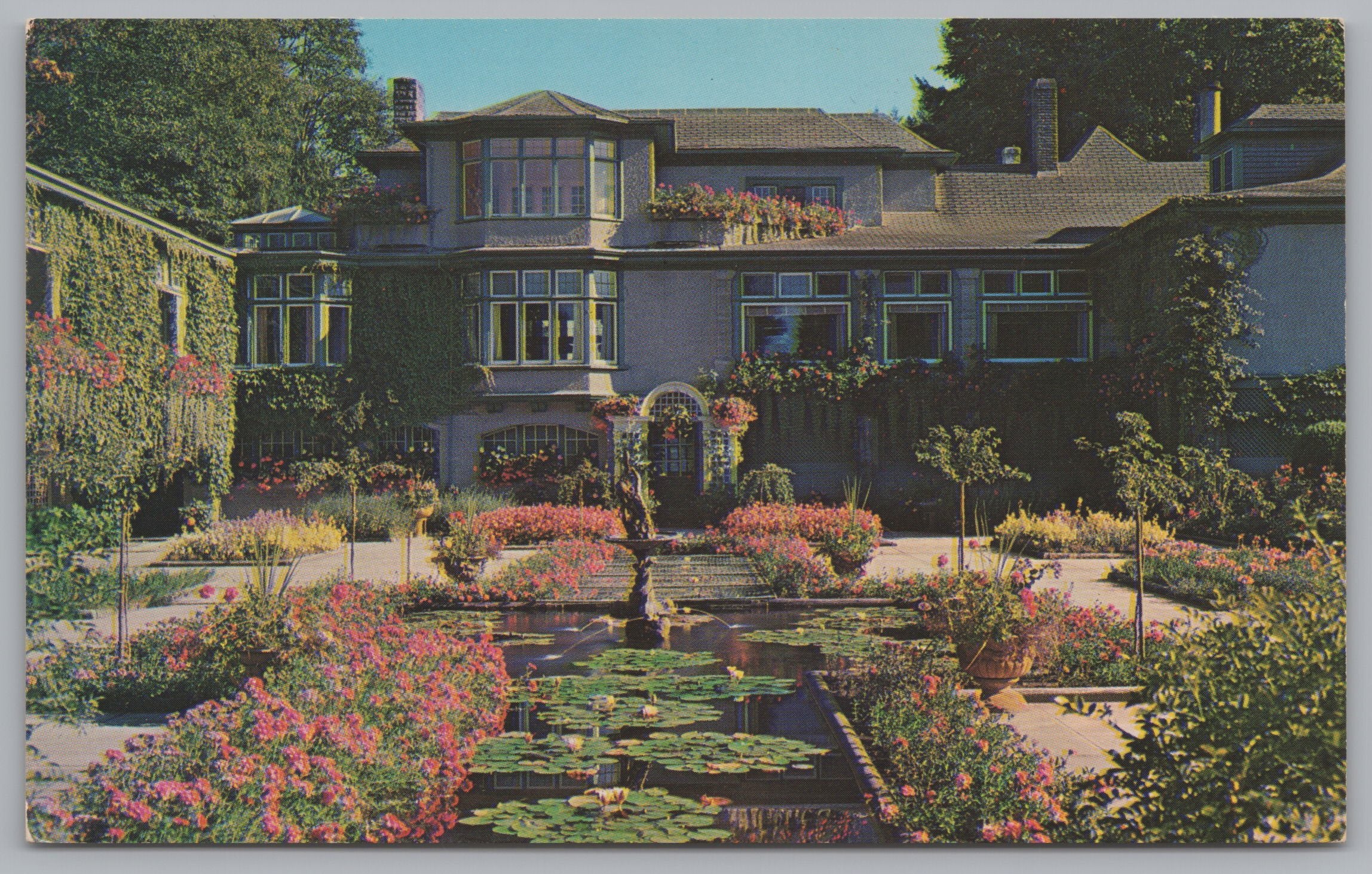 Butchart Gardens, Italian Gardens, Residents, Victoria B.C. Canada, PC