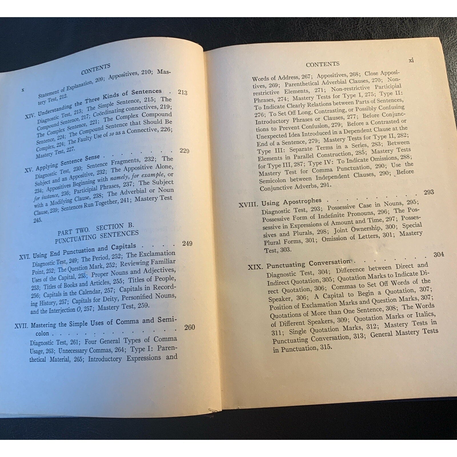 Using English First Year 1939 Chapman Harcourt, Brace & Co. Hardcover