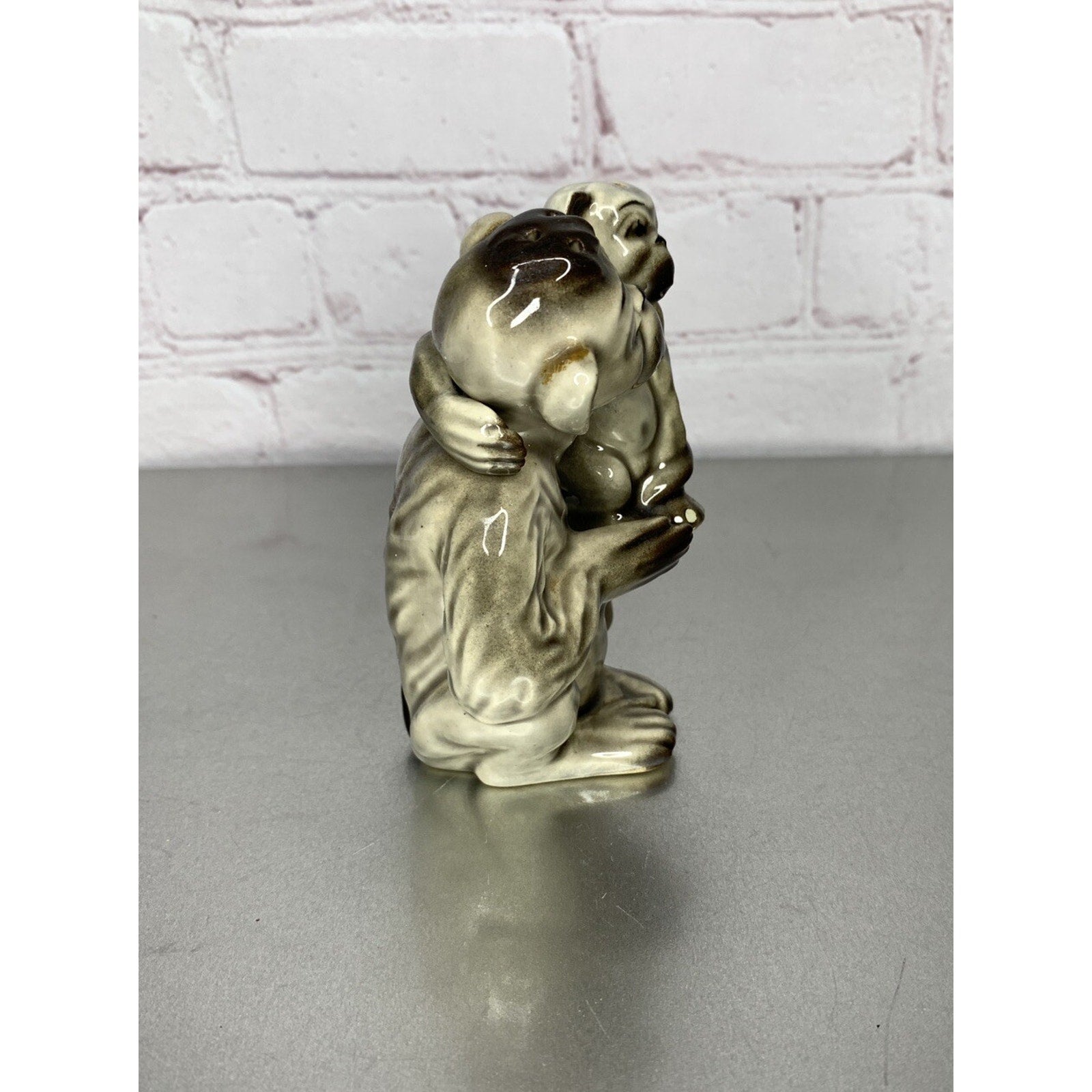 Vintage Art Studio Monkey & Baby Salt & Pepper Shakers USA-Read Description