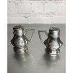 Vintage Silver Chrome Tea/Coffee Pot Salt & Pepper Shakers