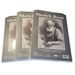Premium 120gsm Sketch Book 9x12 Spiral Bound Drawing Pad, 100 Sheets-New Sealed