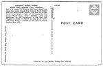 Historic Front Street, Boot Hill, Dodge City, Kansas, USA, Vintage Post Card.
