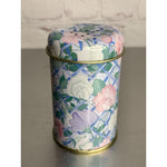 Vintage Floral Theme Tin Can Mug Style Pepper Shakers-Replacement