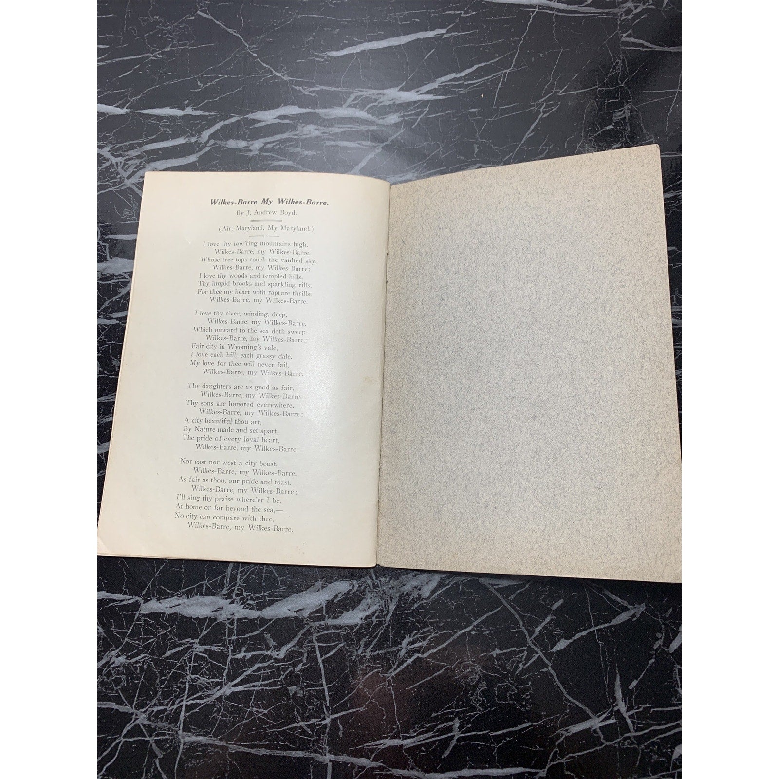 1912 Pennsylvania State Christian Endeavor Union Convent Booklet Wilkes-Barre PA