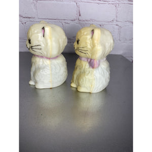 Vintage Celluloid Plastic Kitten Salt & Pepper Shakers