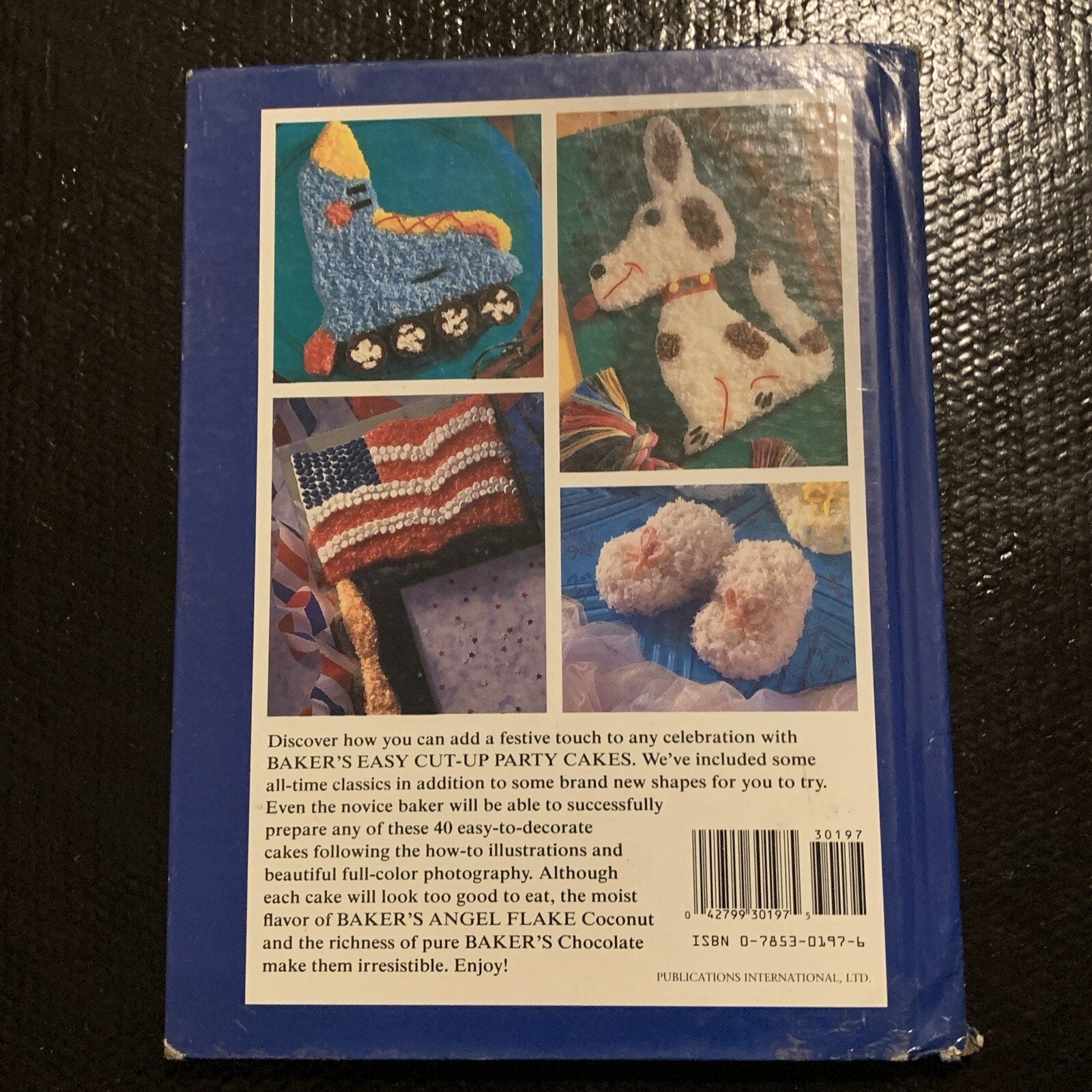Vintage 1993 Baker’s Easy Cut-Up Party Cakes Cookbook Cake Recipes