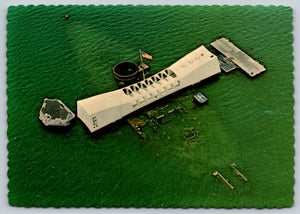 USS Arizona Memorial, Vintage Post Card