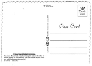 Everlasting Arizona Memorial, USA, Vintage Post Card