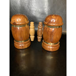 Vintage Wood Catskills Mountain NY Souvenir Salt & Pepper Shakers