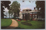 Monticello, Home of Thomas Jefferson, West Front, Charlottesville, VA VTG PC