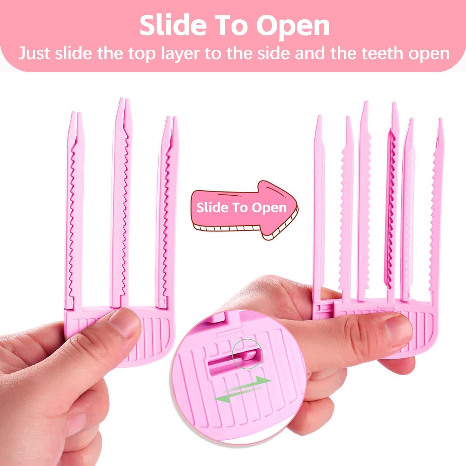 2PCS Volumizing Hair Clips, Hair Volume, Fluffy Bangs, Clip Styling Combs,