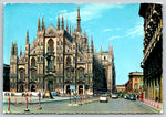 The Cathedral Square, Milano, Italy, Vintage Post Card