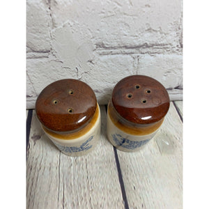 Vintage Pottery Home Sweet Home Salt & Pepper Shakers