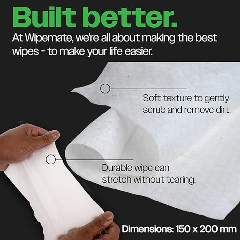 Premium Shoe Flow Wipes, Quick Wipes, Removes Dirt, Grime & Stains 4 Pk Lot