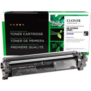 Clover Toner Cartridge Replacement for HP CF230X (HP 30X) | Black