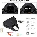 Cloud Pouch Dumpling Clutch Purse, Shoulder, Crossbody Bag with Removable Strap
