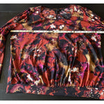 Ashley Stewart Size (22/24) Colorful Earth Tone Floral 3/4 Bell Sleeve Blouse