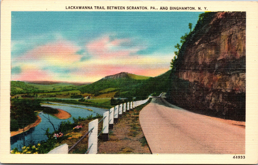 Lackawanna Trail, Between Scranton Pennsylvania And Binghamton New York, PC