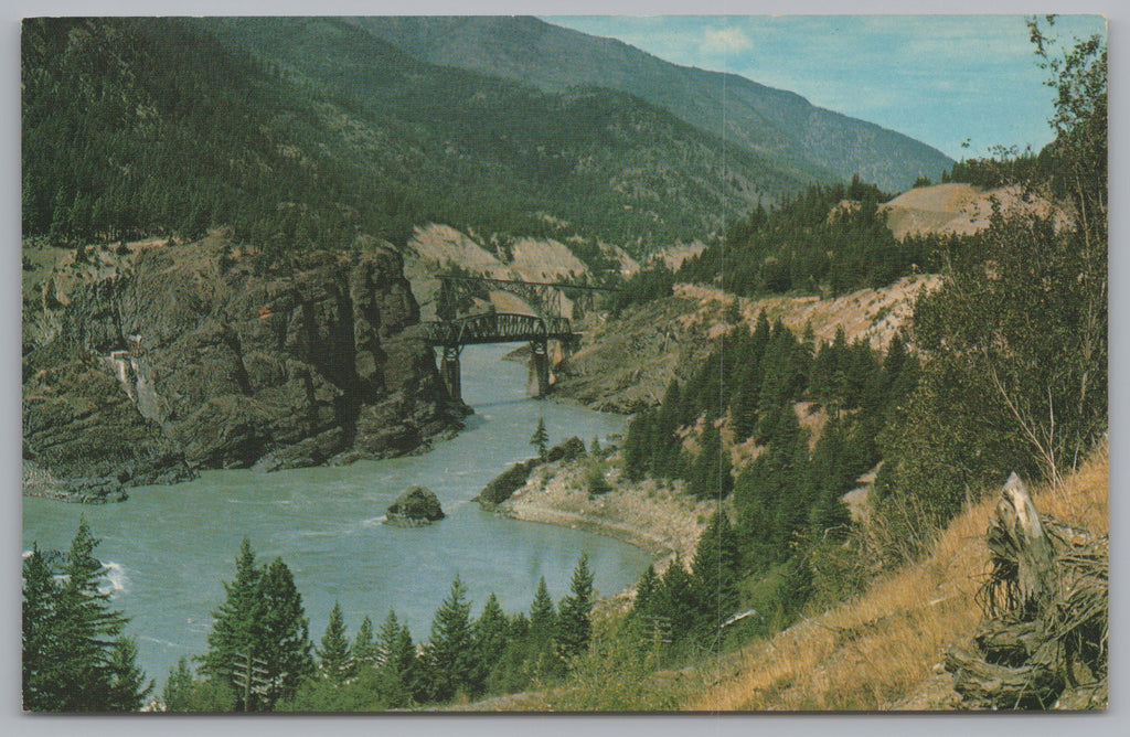 Siska Creek, Fraser Canyon, British Columbia, Vintage Post Card