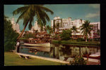 Luxurious Hotels along Collins Avenue, Vintage Post Card