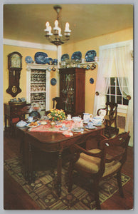 The Dining Room In Home Sweet Home, Vintage Post Card
