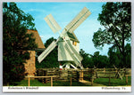 Robertson Windmill, Williamsburg, Virginia, Vintage Post Card
