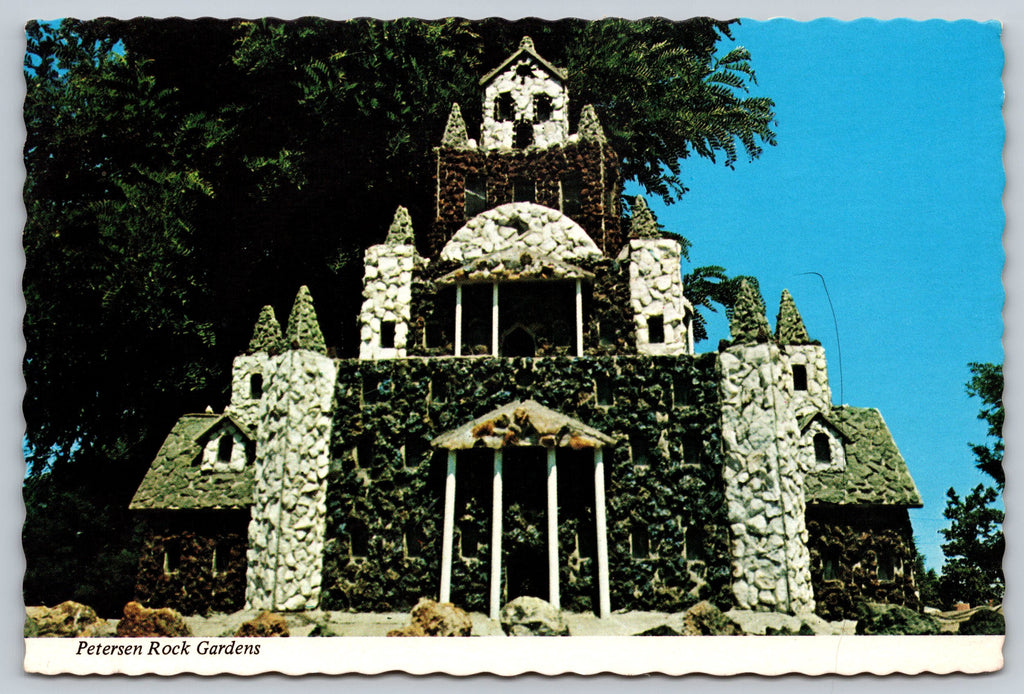 Central Oregon, Petersen Rock Gardens, Vintage Post Card