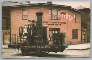 The Original Atlantic, 1832, Baltimore-Ohio RR Transportation  VTG PC