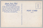 Atlantic Sands Motel, Rehoboth Beach, Delaware, Vintage Post Card.