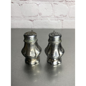 Vintage Silver Chrome Tea/Coffee Pot Salt & Pepper Shakers