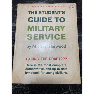 The Student's Guide To Military Service By Michael Hardwood 1968-1969 Edition