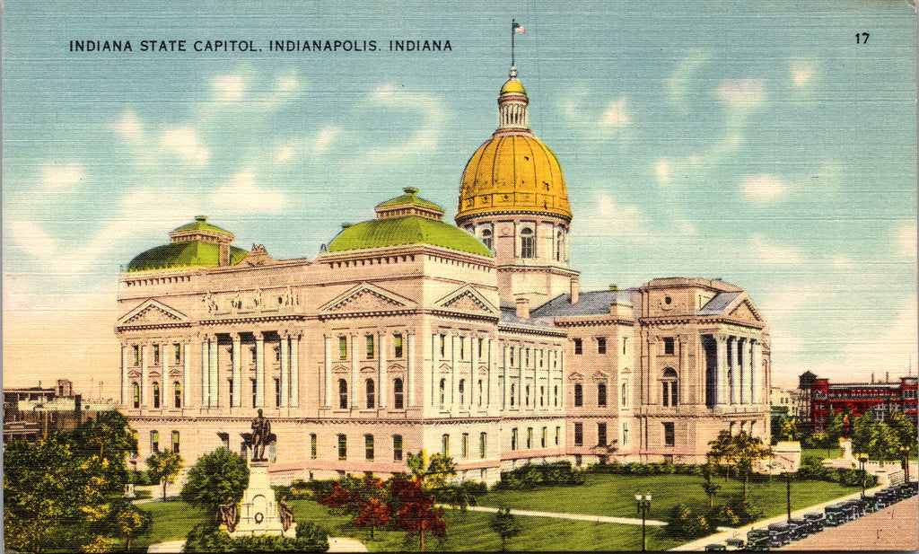 Indiana State Capitol, Erected In 1878, Indianapolis, Indiana,PC