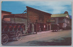 Blacksmith Shop And Fairweather Inn, Virginia City, Montana, Vintage Post Card.