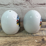Vintage San Francisco California Egg Shape Salt & Pepper Shakers