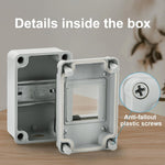4-Way Circuit Breaker Box , ABS Enclosure Waterproof, Ventilated, Indoor/Outdoor