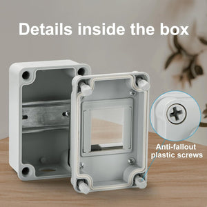 4-Way Circuit Breaker Box , ABS Enclosure Waterproof, Ventilated, Indoor/Outdoor