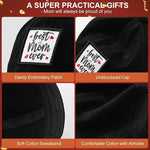 Mothers Day Birthday Gifts for Mom, Best Mom Ever Gifts Cotton Baseball Cap, Adjustable, Breathable Black