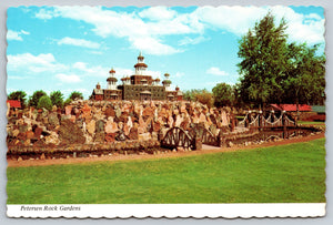 Petersen Rock Gardens, Central Oregon, USA, Vintage Post Card