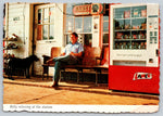 Billy Carter, Gas Station, USA, Vintage Post Card