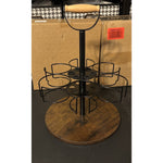 NEW Lazy Susan Organizer Tumbler Cup Holder w/Carry Handle 20/30/40 oz