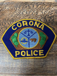 CORONA, CALIFORNIA POLICE SHOULDER PATCH CA