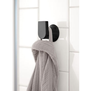 Moen Genta LX Matte Black Modern Single Robe, Towel Hanger Kitchen,Bath BH3803BL