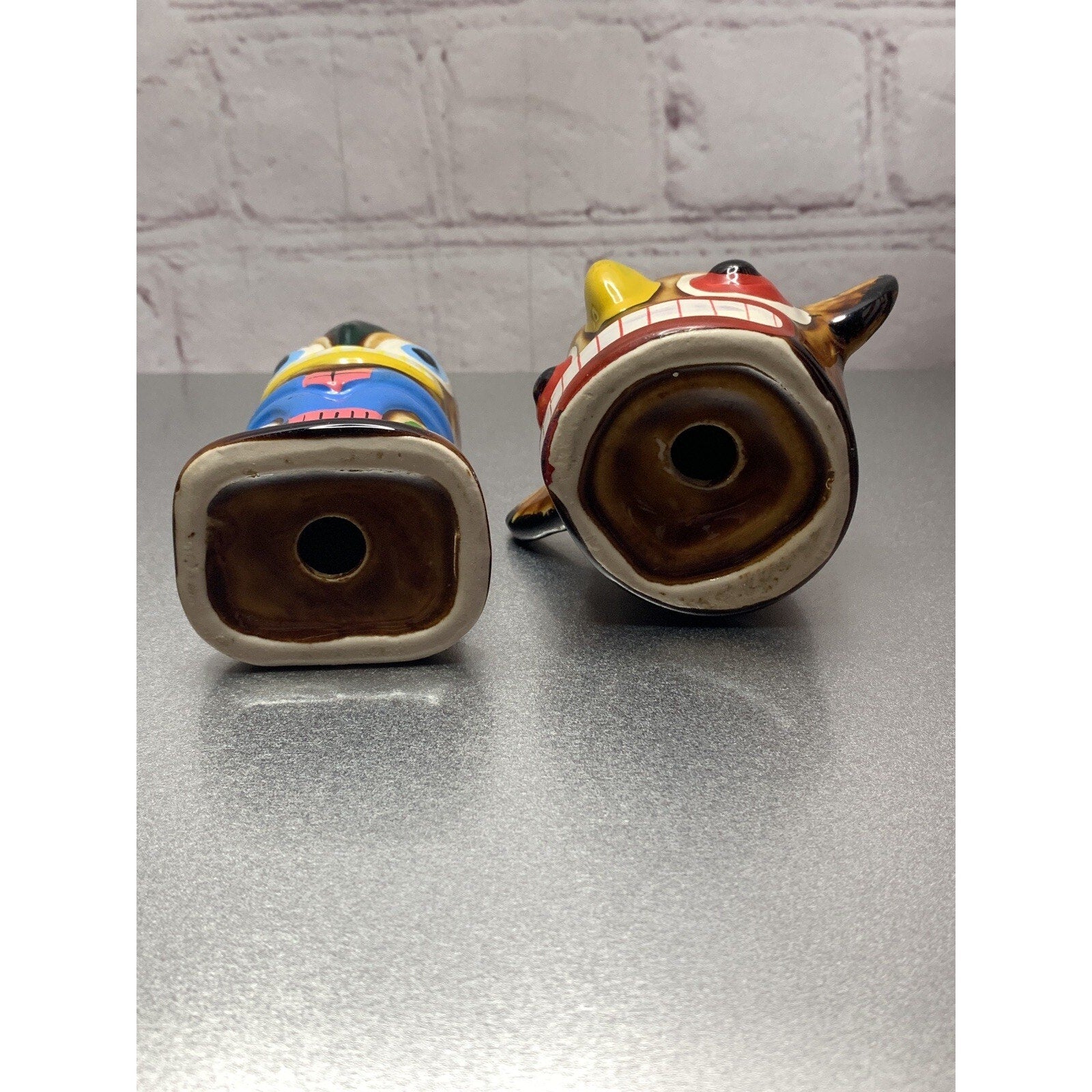 Vintage Empress Totem Salt & Pepper Shakers Japan