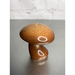Vintage Mid Century Ceramic Mushroom Salt “Or” Pepper Shaker Brown Tones Japan