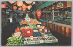 Farmers Market, Los Angeles, California, Vintage Post Card.