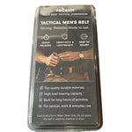 Teceum Heavy Duty Men’s Tactical Belt, Quick Release Buckle, Black-Size S-NEW