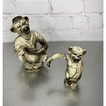 Vintage Art Studio Monkey & Baby Salt & Pepper Shakers USA-Read Description