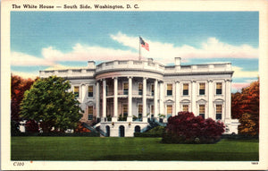 The South Side of White House, Washington DC, Vintage PC